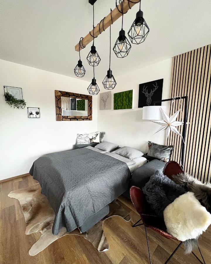 U Jelena Harrachov - Rodinny Apartman U Lesa S Garazi 外观 照片