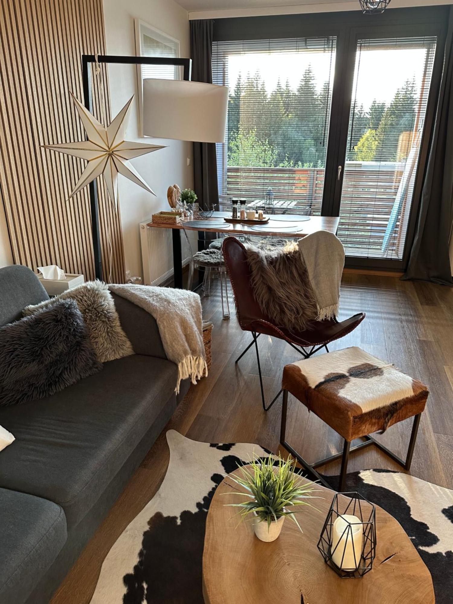 U Jelena Harrachov - Rodinny Apartman U Lesa S Garazi 外观 照片